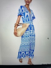 Boden Ellie Flutter Maxi Dress