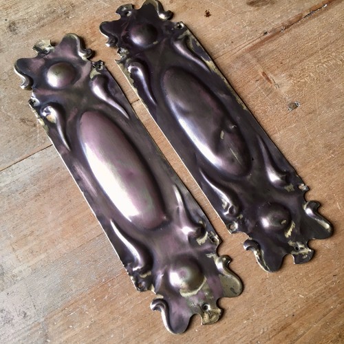 Pair art nouveau finger - of,