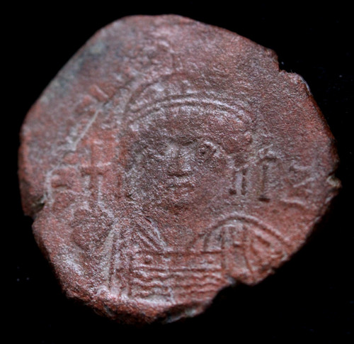 Byzantine justinian ae31 - vf,