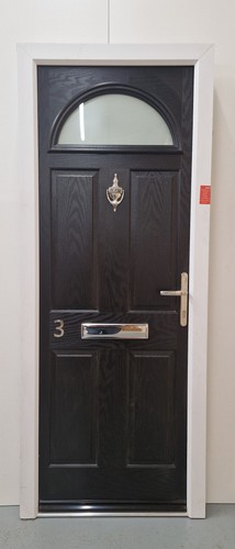Composite front door glazed - composite,