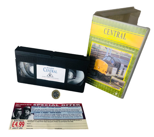 Vhs video tape - video, trains