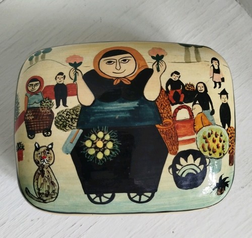 Hand painted decorative - hand, folk
