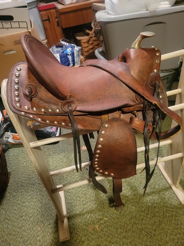 Vintage western kids saddle - vintage,