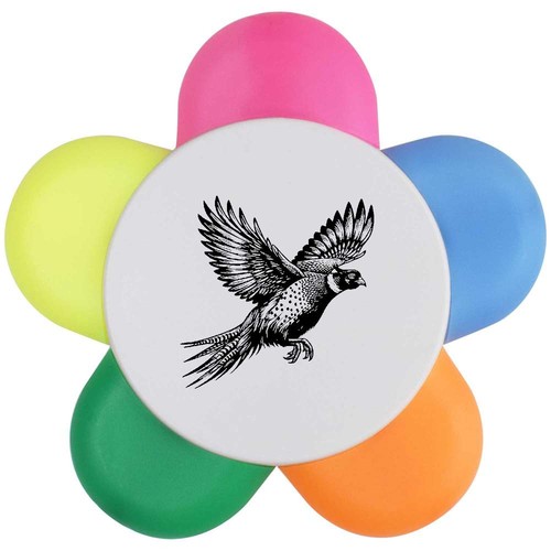 Flying pheasant flower shape - pheasant',