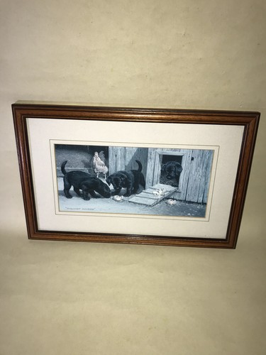 Vintage wooden picture frame - wooden,