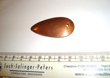 Vintage Hardy fishing lure spoon blade Old Hardy fishing Alnwick.Old fishin bait