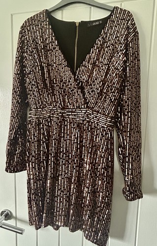 Quiz sequin mini dress - dress, 12