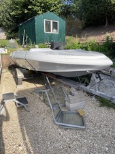 Glastron Outboard Speed Boat - Model No. SSV-151 - Unfinished Project 