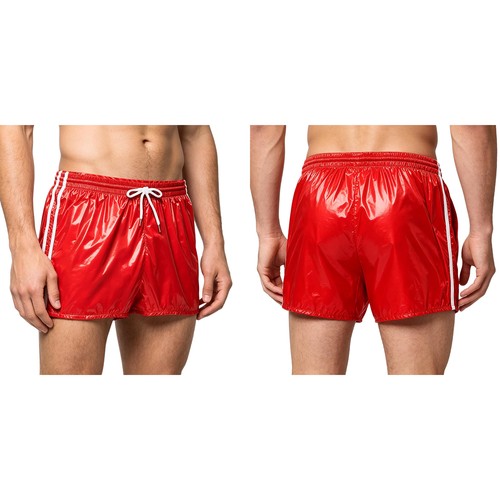 Mens shiny mini shorts - uk,