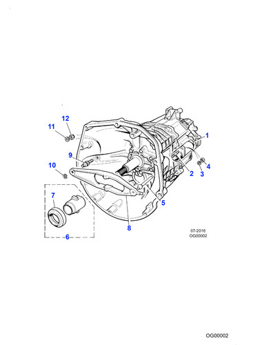 Jaguar genuine clutch release - jaguar,