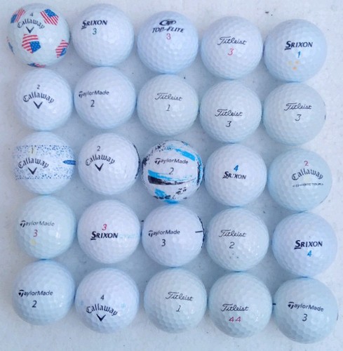 Golf balls grade 25 - grade, mixed