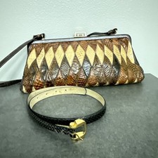 Vintage genuine Snakeskin