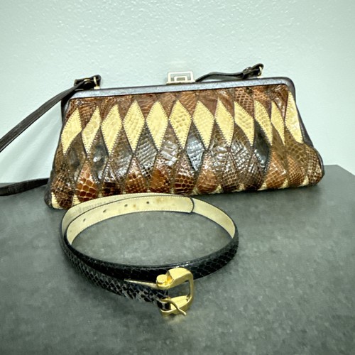 Vintage genuine snakeskin - vintage,