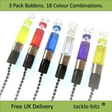 3 Carp fishing Tackle Bobbins