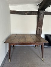 Vintage Solid Oak Dining Table
