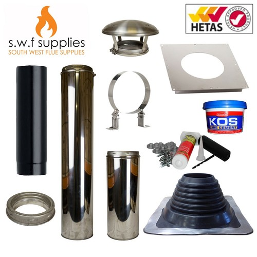 Caravan woodburner flue kit - woodburner,