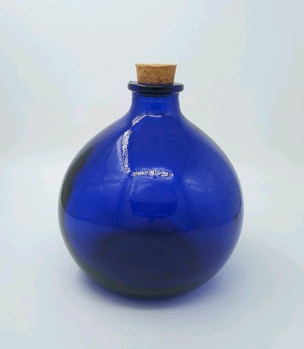 Cobalt blue glass round - cobalt,