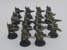 Warhammer 40k Imperial Guard Cadian 18x Metal Karskin Troopers WELL PAINTED