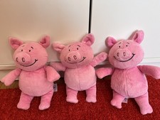 PERCY PIG PLUSH SOFT TOY x 3 