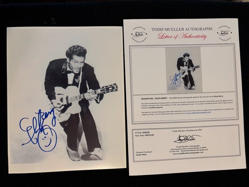 Chuck berry signed autographed - signed,