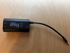 IK Multimedia iRig 2 Mobile Guitar Interface, Black