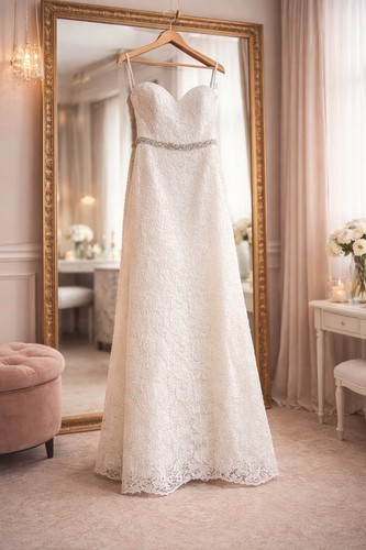 Wedding dress sample - dress, never
