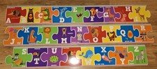 Shuffle - Into the Wild Giant Floor Puzzle - 2 Sides - ABC & Numbers - 26 Pieces