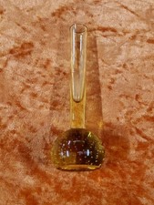 Bud Vase Hand Blown Orange