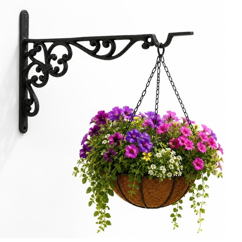 Hanging basket brackets heavy - basket,