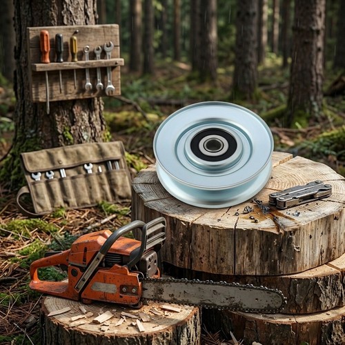 Metal idler pulley - pulley, x