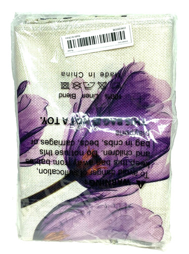 Purple tulip table runner - table,