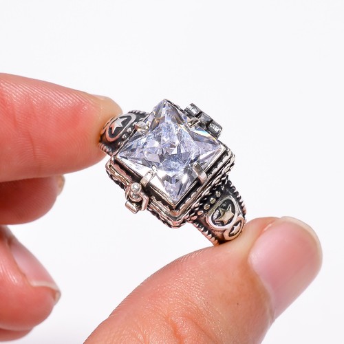 White topaz gemstone handmade - white,