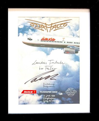 Niki lauda hand signed - hand, 'lauda
