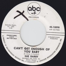 Sue Darby: Can't Get Enough Of You Baby / Call Me ABC Good Northern 2-sider