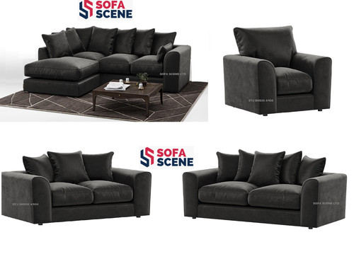 Plush black velvet - plush, +