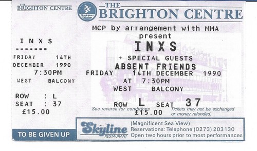 Inxs tour 1990 - -, scarce