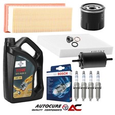 FOR RENAULT CLIO 1.2 16V MK2 2001-2009 PETROL FULL FILTER SERVICE KIT & PLUGS