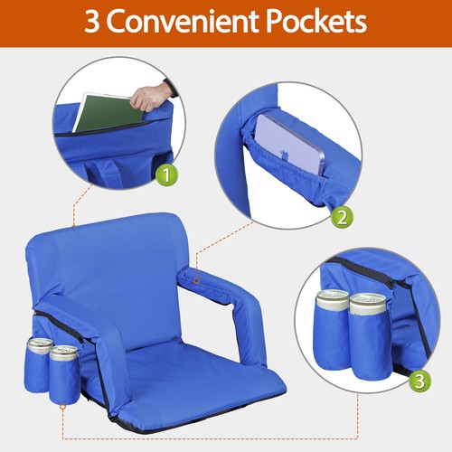Foldable stadium seat - foldable,