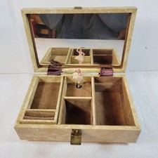 Mid Century Music Jewellery Box With Ballerina Read Description 