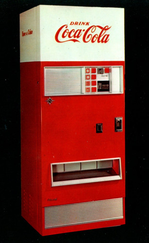 Coca cola vending machine - cola,