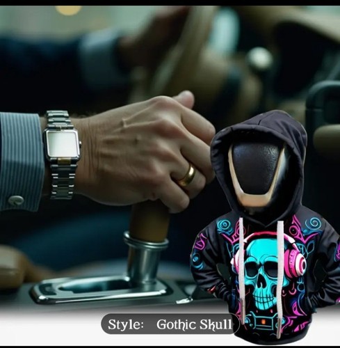 Skull shift knob hoodie - skull,