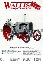 Wallis 20 30 Tractor 1928