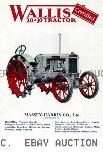 Wallis tractor 1928 - 20, 30
