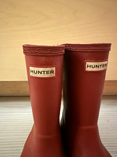 Hunter unisex kids red rubber - unisex,