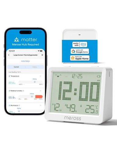 Meross smart thermometer - meross,