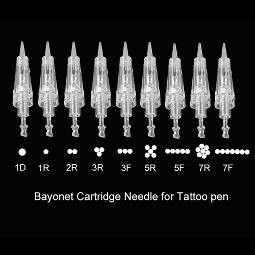 Bayonet cartridge needle - bayonet, tips
