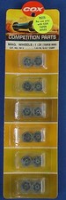 COX 1:24 SCALE COMPETITION SLOT CAR RACING CHASSIS PARTS MAGNESIUM MAG WHEELS 98