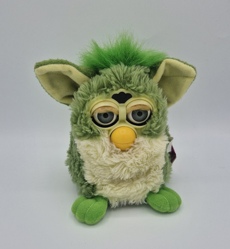 Green furby frog - green,