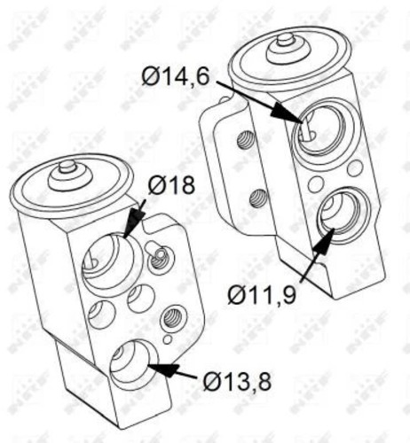 For nrf 38417 expansion valves - 38417,