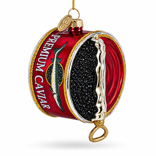 Premium caviar tin glass - premium,